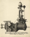 WOODWARD TYPE HR 45,000 FT. LB. CAPACITY RELAY VALVE OIL PRESSURE GOVERNOR.