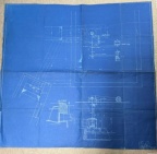 Blueprint from S. Morgan Smith, York, Penna.  Yorklyn, Delaware Hydroelectric turbine water wheel installation.  March 26, 1919.