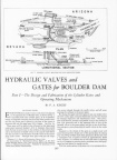 HYDRAULIC VALVES, GATES, TURBINES, and GENERATORS for BOULDER DAM.