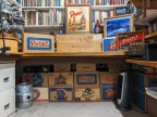 Brad's breweriana and antique beer items collected along the way.
