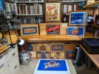 Brad's breweriana and antique beer items collected along the way.
