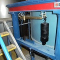 The Stevens Point Brewery's 1908 Fairbanks malt scale still in operation in the year 2014.