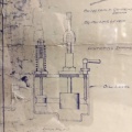 SECTIONAL VIEW OF THE GOVERNOR COMPENSATING DASHPOT.