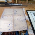 Brad's Woodward VR governor blueprint ready to get framed.