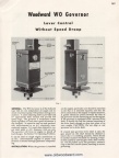 The Woodward WO Governor. A Woodward second generation diesel engine hydraulic governor.