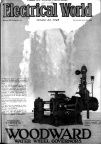 Woodward HR-4500 type turbine water wheel governor.