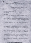 Brad's letter about Elmer's Woodward's airplane engine governor written in 1938.