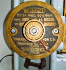 This is a vintage Woodward hydraulic water wheel governor gate limit dial from the type type HR 2,500 FT LBS capacity gate shaft governor.