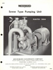 Woodward Screw Type Pumping Unit.