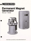 WOODWARD PERMANENT MAGNET GENERATOR.  Manual number 11004D.