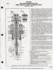 ONE PIECE SPEEDER ROD FOR DIRECT MOTOR DRIVEN GOVERNOR HEADS.  BULLETIN 14006.