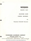 Documenting the evolution of the Woodward water wheel governor system.