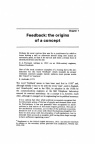 Feedback: the origins of a concept.