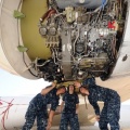 A GE Jet Engine with the Woodward Main Engine Control as standard equipment.