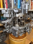 A legacy Woodward CFM56-2 jet engine fuel control governor in the man cave.