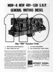 General Motors Tandem Twin Diesel Engines. 