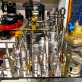 The latest display showing the Woodward type 2419 "tea cup" gas turbine governor.