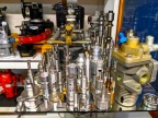 The latest display showing the Woodward type 2419 "tea cup" gas turbine governor.