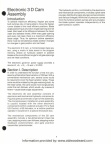 PAGE 1. ELECTRONIC 3 D CAM ASSEMBLY MANUAL 09035A.