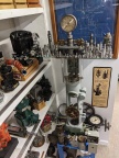 The glass mirror shelf display.