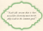 An Elmer Woodward quote published in his governor catalogue M.