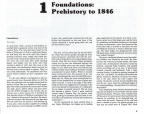 Chapter 1.  Foundations: Prehistoric times to the year 1846.