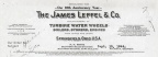 The James Leffel & Company, Springfield, Ohio, U.S.A.  Our 80th Year in 1944.