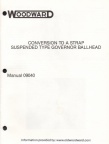 CONVERSION TO A STRAP SUSPENDED TYPE GOVERNOR BALLHEAD.
