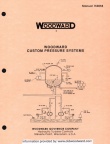 WOODWARD CUSTOM PRESSURE SYSTEMS.  Manual 15005B.