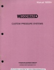 CUSTOM PRESSURE SYSTEMS.  Manual 15005A.