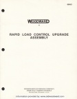 RAPID LOAD CONTROL UPGRADE ASSEMBLY.  Manual 0945.