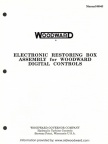 ELECTRONIC RESORING BOX ASSEMBLY for WOODWARD DIGITAL CONTROLS.  Manual 09043.