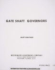 WOODWARD GATE SHAFT GOVERNOR EVOLUTION.