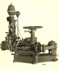 The Consolidated Water Power Company's type of Woodward hydraulic governor application.