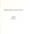 The Hamilton Sundstrand Company: Yesterday and Today.