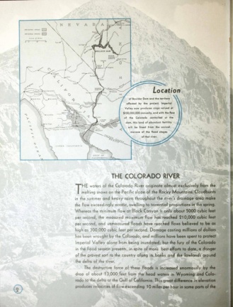 BOULDER DAM LOCATION.