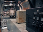 Woodward cabinet actuator governor units at the Hoover Dam.