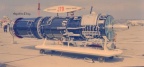 The General Electric J79 jet engine on display.