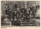An 1898 photo of the Stevens Point Brewery workers posing for the camera.