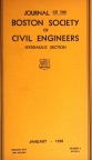 Journal of the Boston Society of Civil Engineers.  HYDRAULIC SECTION.