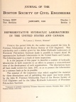Representative Hydraulic Laboratories in the United States and Canada.