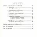 LABORATORY DETECTION OF CONTAMINANTS.  TABLE OF CONTENTS.