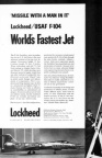 WORLD'S FASTEST FIGHTER POWER BY G-E J79 TURBOJET CONTROLLED BY THE WOODWARD 1307 FUEL CONTROL.