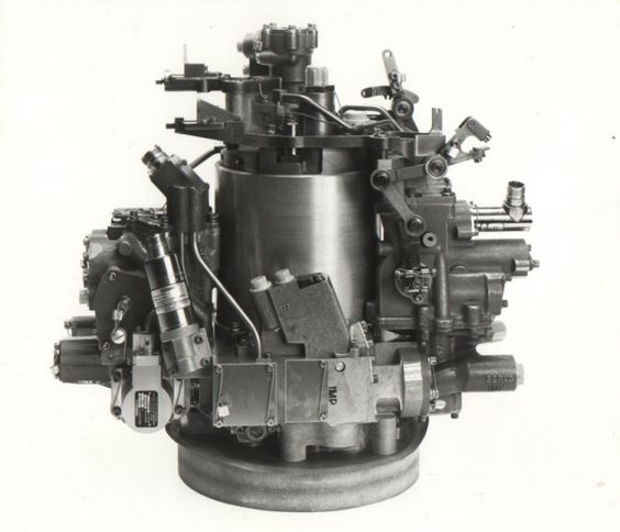 A Woodward Governor Company builder photo of a CFM56-2 MEC.