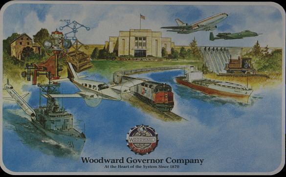 Another Woodward history painting from the archives.