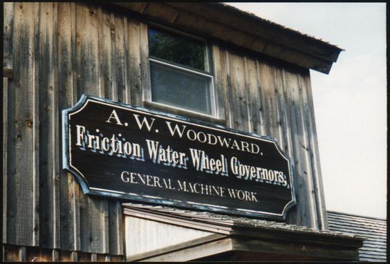 A.W. Woodward Friction Water Wheel Governors.