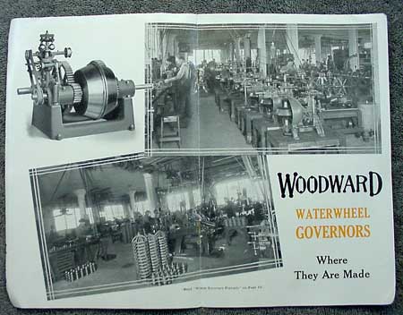 This is just one page from a vintage Woodward publication from 1911. If anyone has more pages from this booklet please contact us at oldwoodward@gmail.com and we will post the information. We are always looking to add more historical data to this web-site. PowerControl from 1911_ 4.jpg