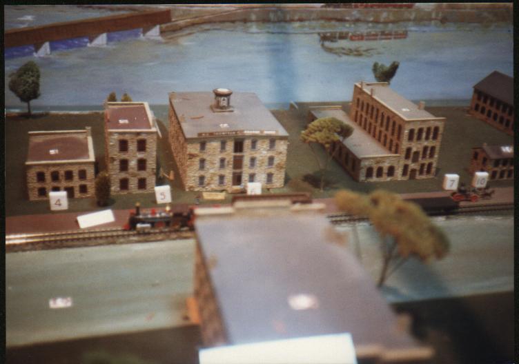 Model of the Woodward Governor factory at 658-660 Race Street in Rockford ill 