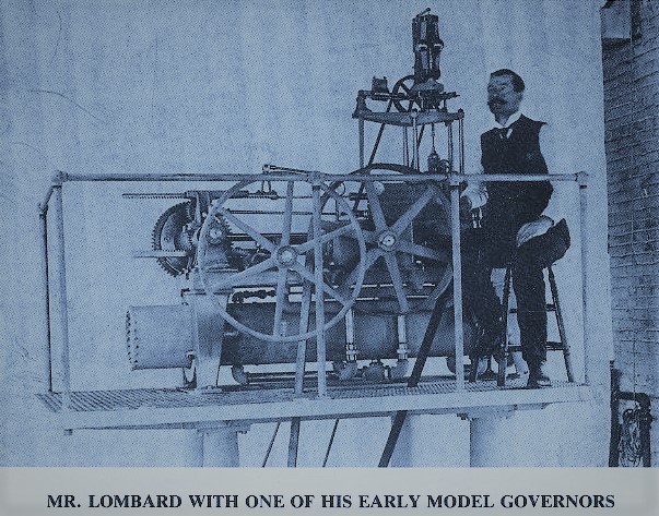 MR LOMBARD WITH ONE OF HIS GOVERNORS.