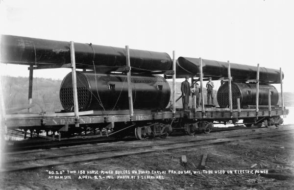 Two 150 hourse-power boilers 1918.